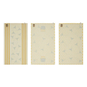 702-9711 Buzzy Bees Honeypot Tea Towel Set of 3 16x28